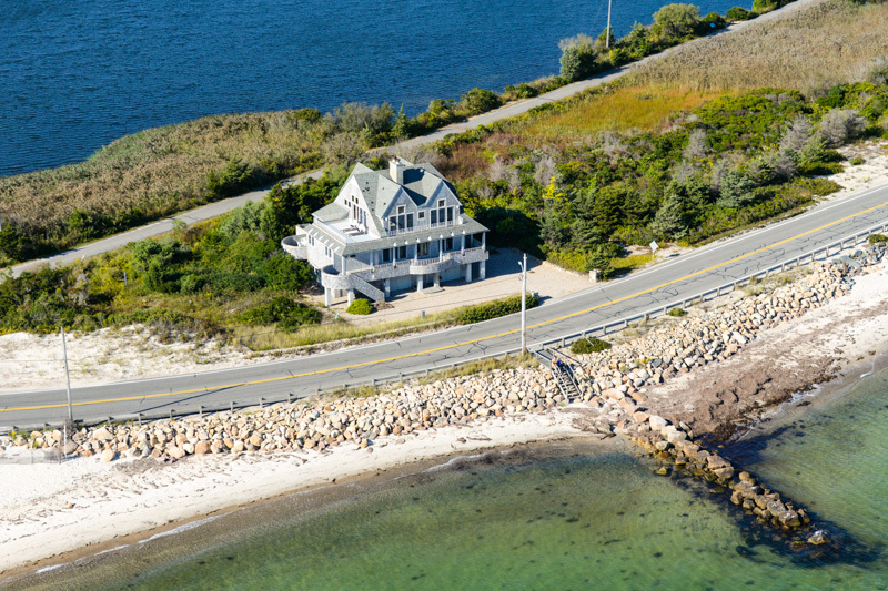 617 Surf Drive Falmouth Road Race Homes Aerial View