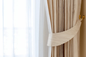 Light and airy curtains for summer decor