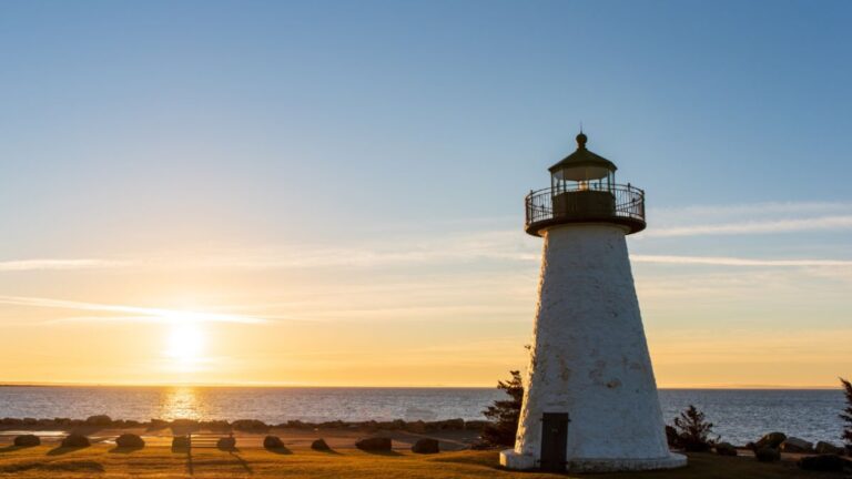Ned’s Point Lighthouse in Mattapoisett, MA