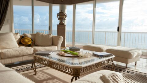 Luxury beach home decor
