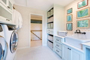 Updated and modern laundry room