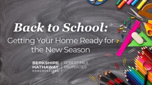 Back to School: Getting Your Home Ready for the New Season- banner image on chalk board