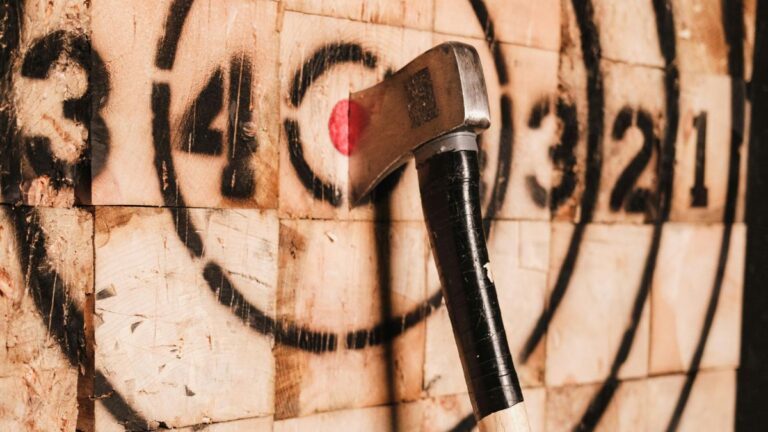 Axe Throwing at Timber Axe Bar & Bowl, Falmouth MA