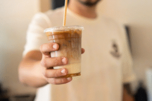 Cafe Grounded, Falmouth, Cape Cod, Maple Shaken Espresso