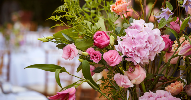soft pastel flower bouquet Cape Cod floral arrangement