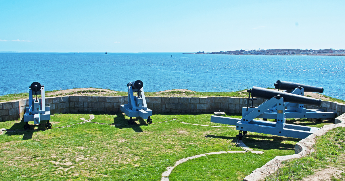 Fort Phoenix State Reservation coastal views and walking paths Fairhaven