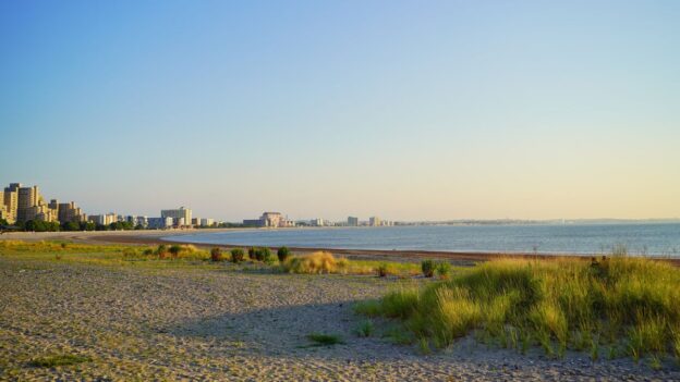 Revere Beach Coastline in Revere, Massachusetts